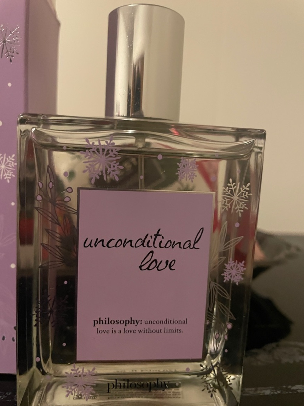 Philosophy Unconditional Love Eau de Parfum - Light Pink with Silver Accents